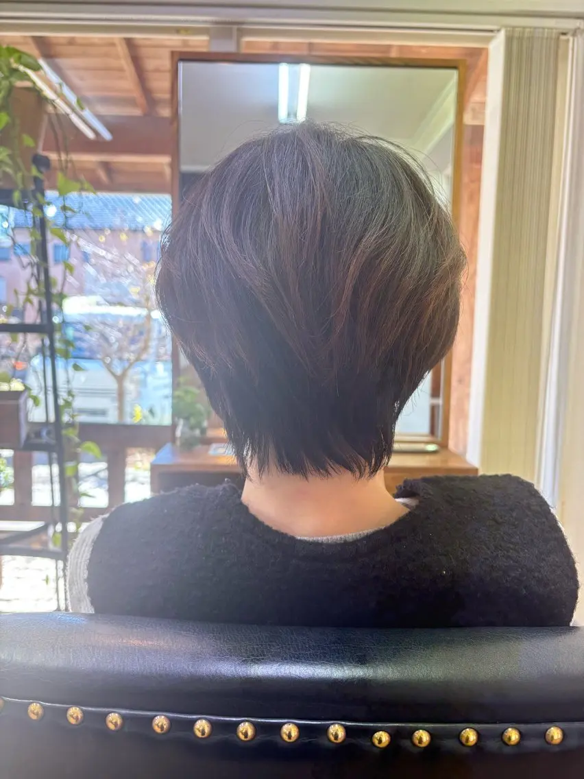 ショート ハンサムショート ショートヘア 羽鳥 美穂のヘアスタイル