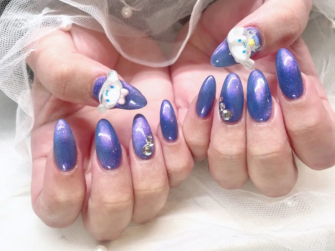 ネイル マグネットネイル ハンドネイル 【新宿】Nail Yamazakiのネイルデザイン