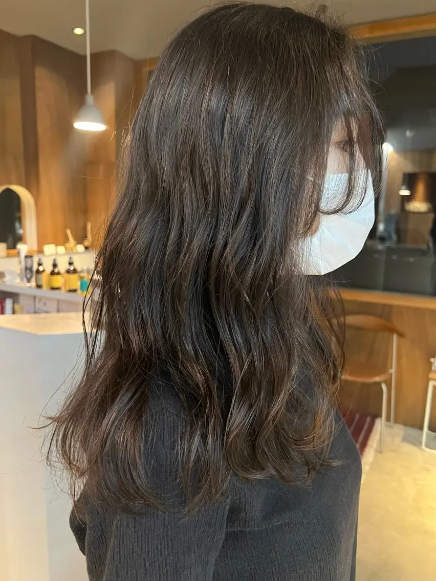 セミロング セミロングパーマ cocoro /レイヤーカットのヘアスタイル
