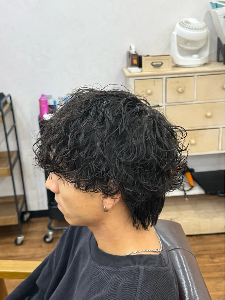 パーマ パーマ メンズカット/パーマ /メッシュ/鬼塚美琴のヘアスタイル