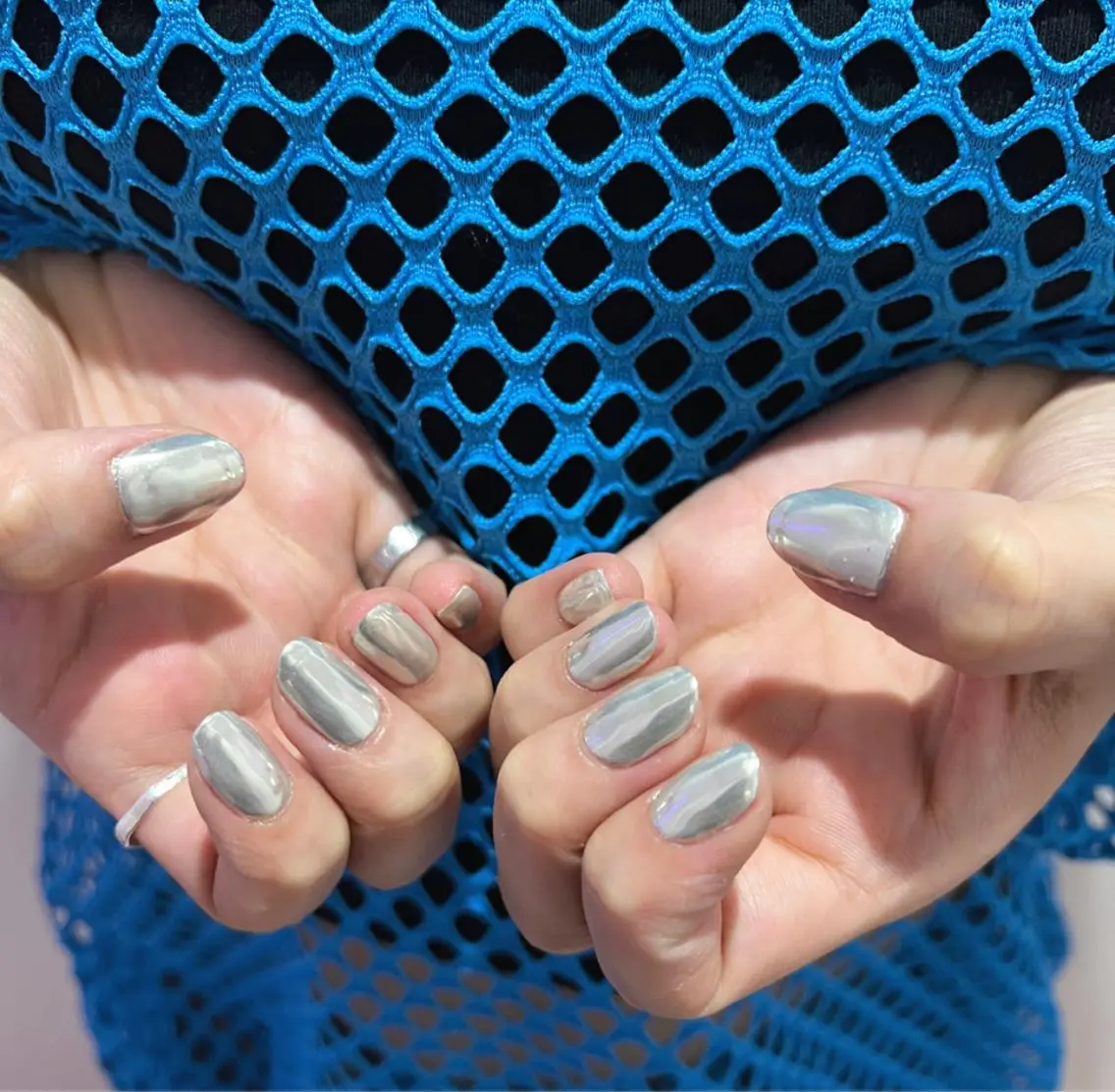 ネイル オーロラネイル フレンチネイル マグネットネイル ミラーネイル ワンカラーネイル ハンドネイル LeaLea nails.のネイルデザイン
