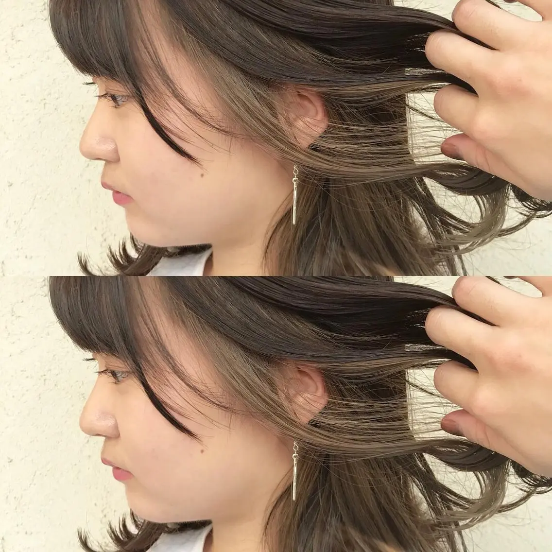 ミディアム カラー 艶髪育成サロン 京橋　shinのヘアスタイル