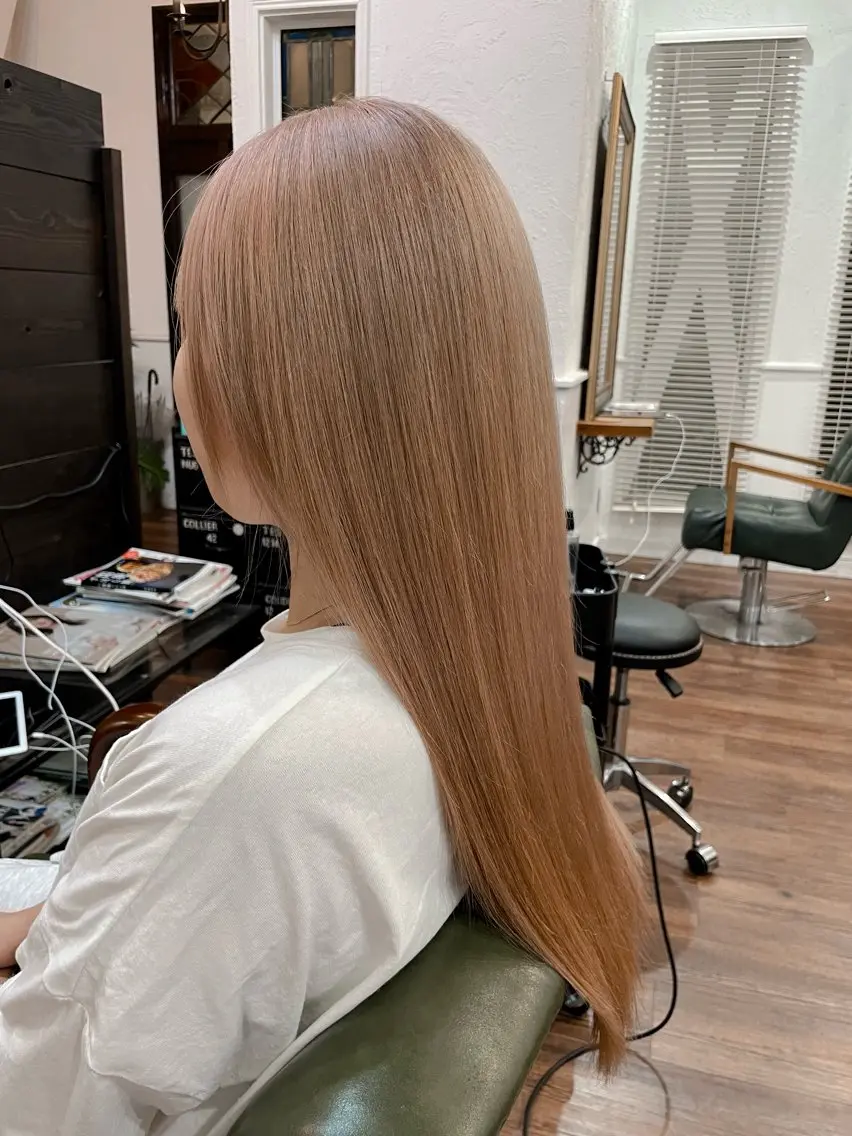 ロング ヘアカラー 下林 雅明のヘアスタイル