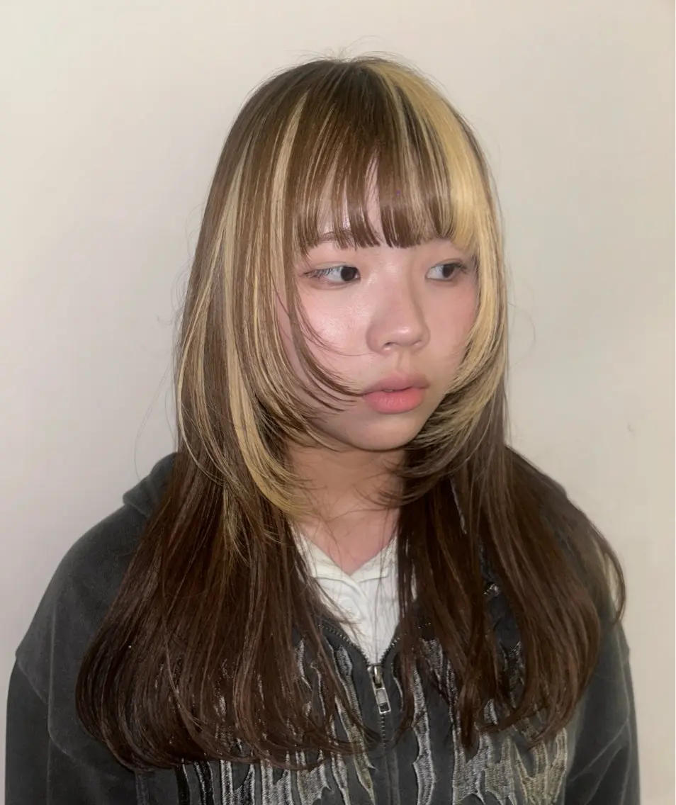 【お好きなデザインに◎】ハイライト＋全体ワンカラーの写真