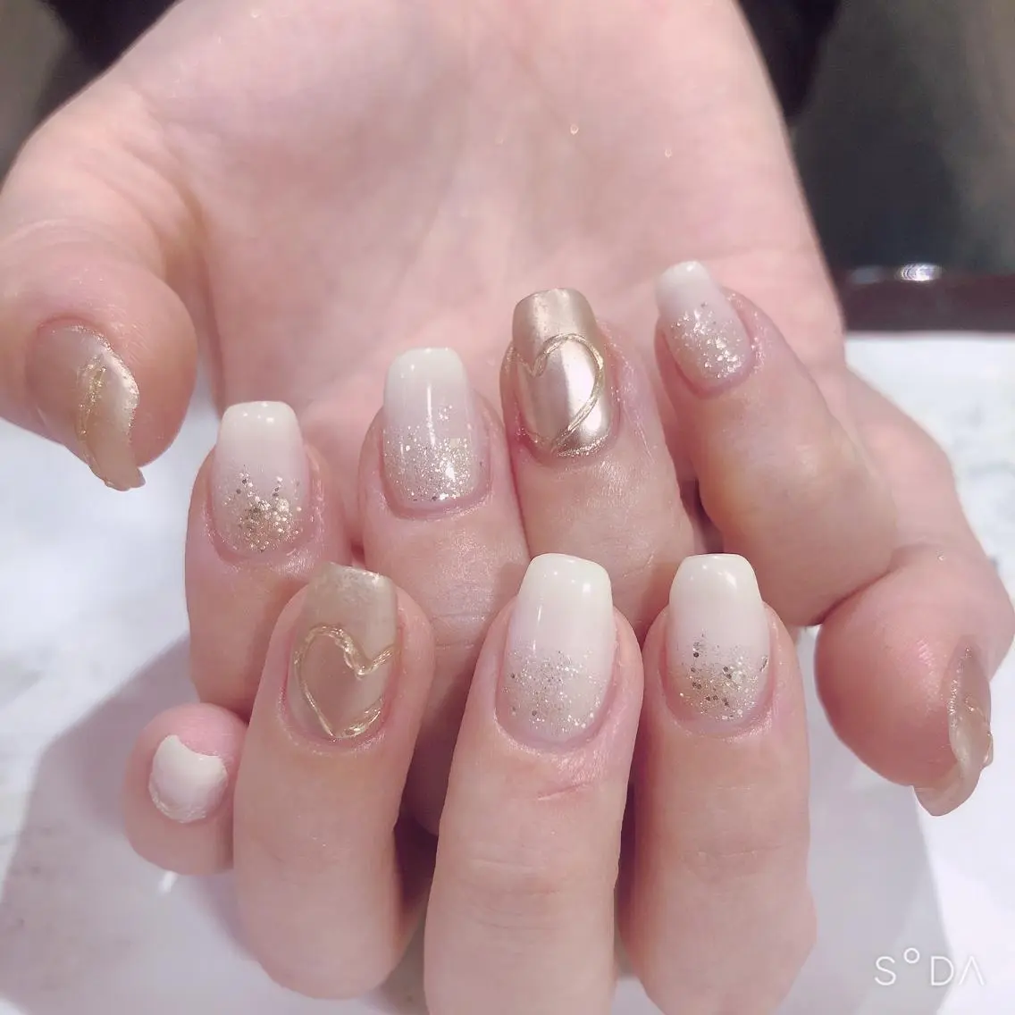 ネイル オフィスネイル シンプルネイル ハンドネイル 吉野✨ ネイルデザイナー✨のネイルデザイン