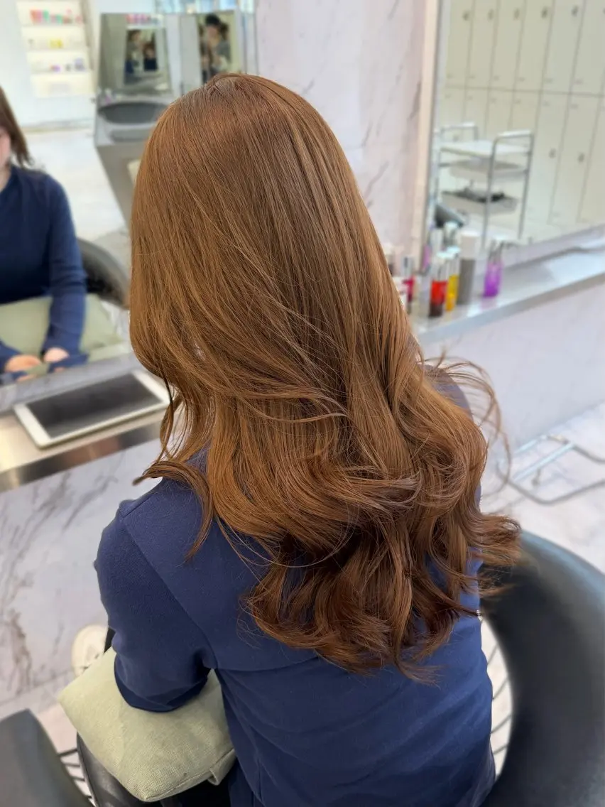 ロング ヘアカラー parvemix平野 真央🎀💞のヘアスタイル