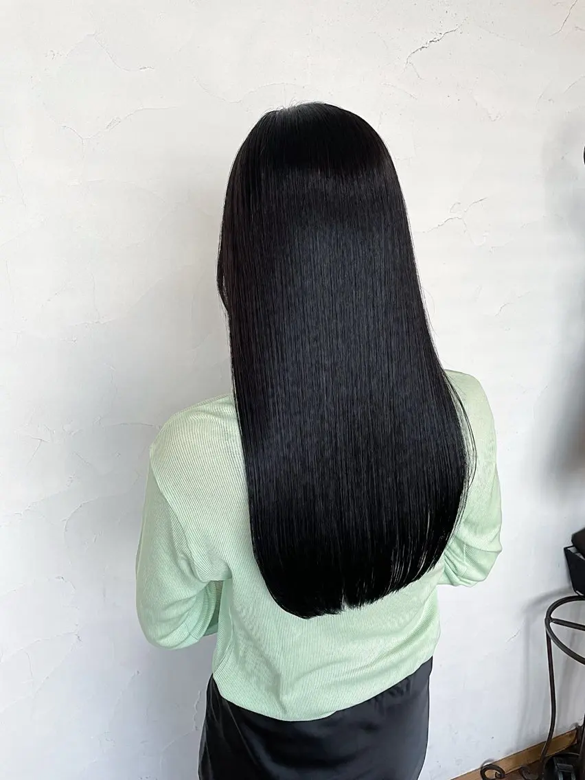 🧡『艶髪』🧡カット✂︎+美髪縮毛矯正✨+艶髪トリートメント✨の写真
