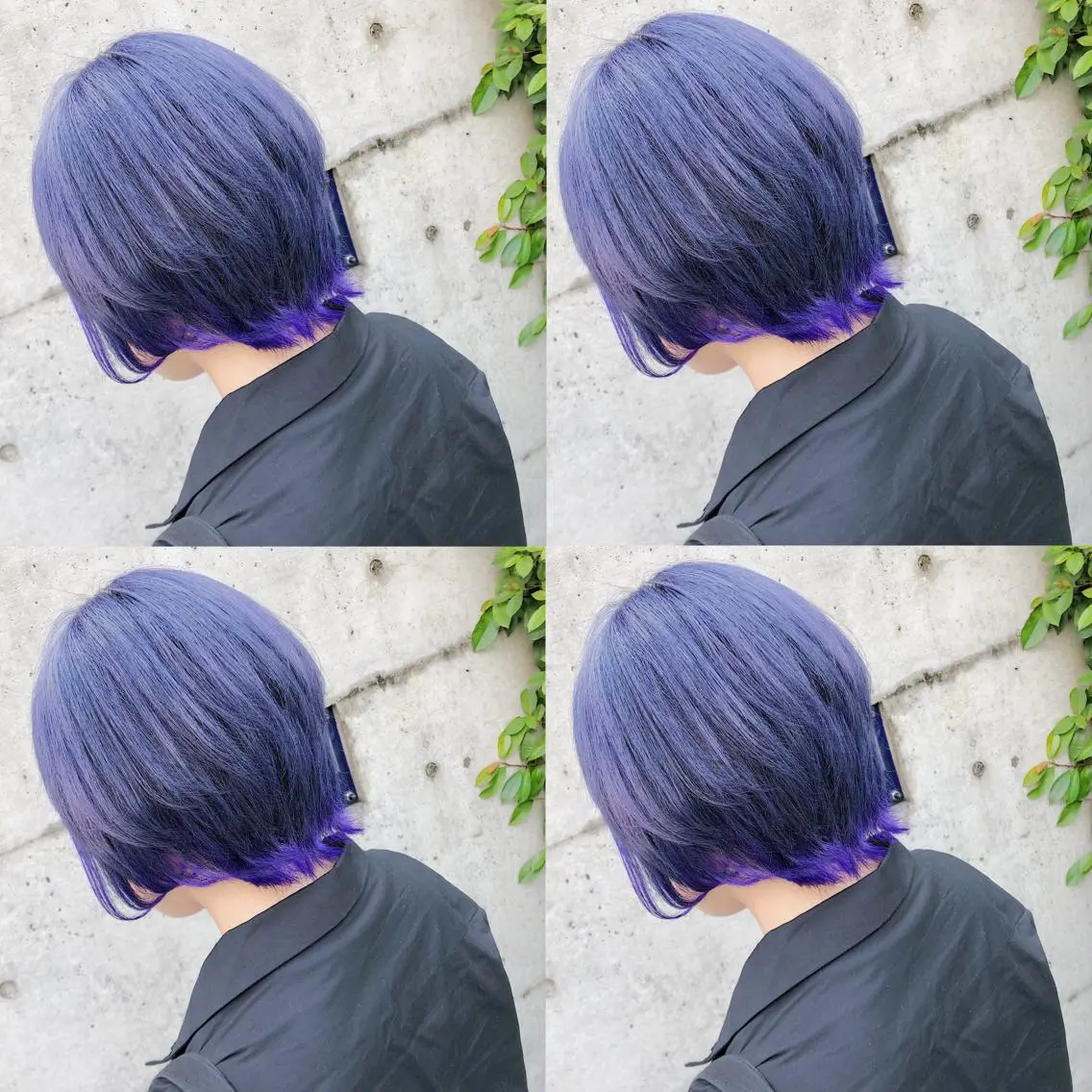 ショート カラー ヘアアレンジ メンズ キッズ カット ヘアカラー トリートメント ヘアセット 💟Chloe原宿店 🩶ハイトーンのヘアスタイル