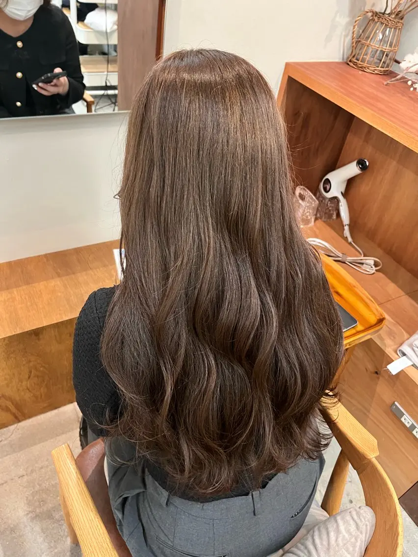 ロング カラー ブラウンカラー 暖色カラー/ ヘアセット🌛櫻井舞のヘアスタイル