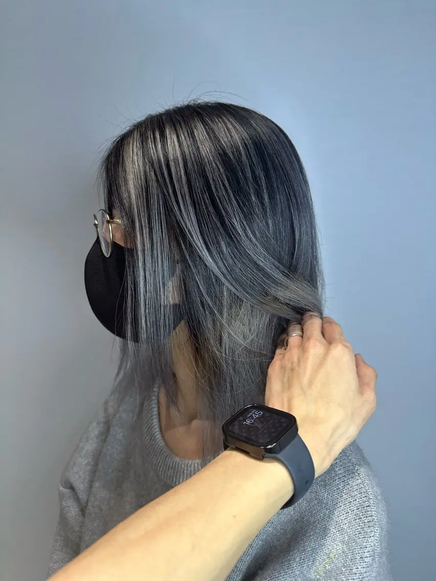 ミディアム カラー バレイヤージュ レイヤーカット BREK 袋井店のヘアスタイル