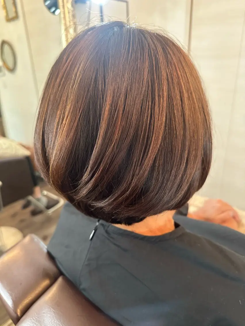 ミディアム カラー カット ヘアカラー トリートメント 🌺✨小川 友佳✨🌺のヘアスタイル
