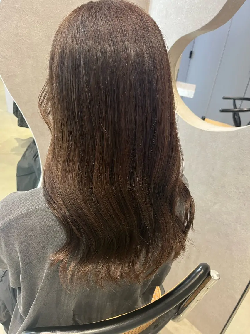カラー カット ヘアカラー トリートメント 福島 果音のヘアスタイル