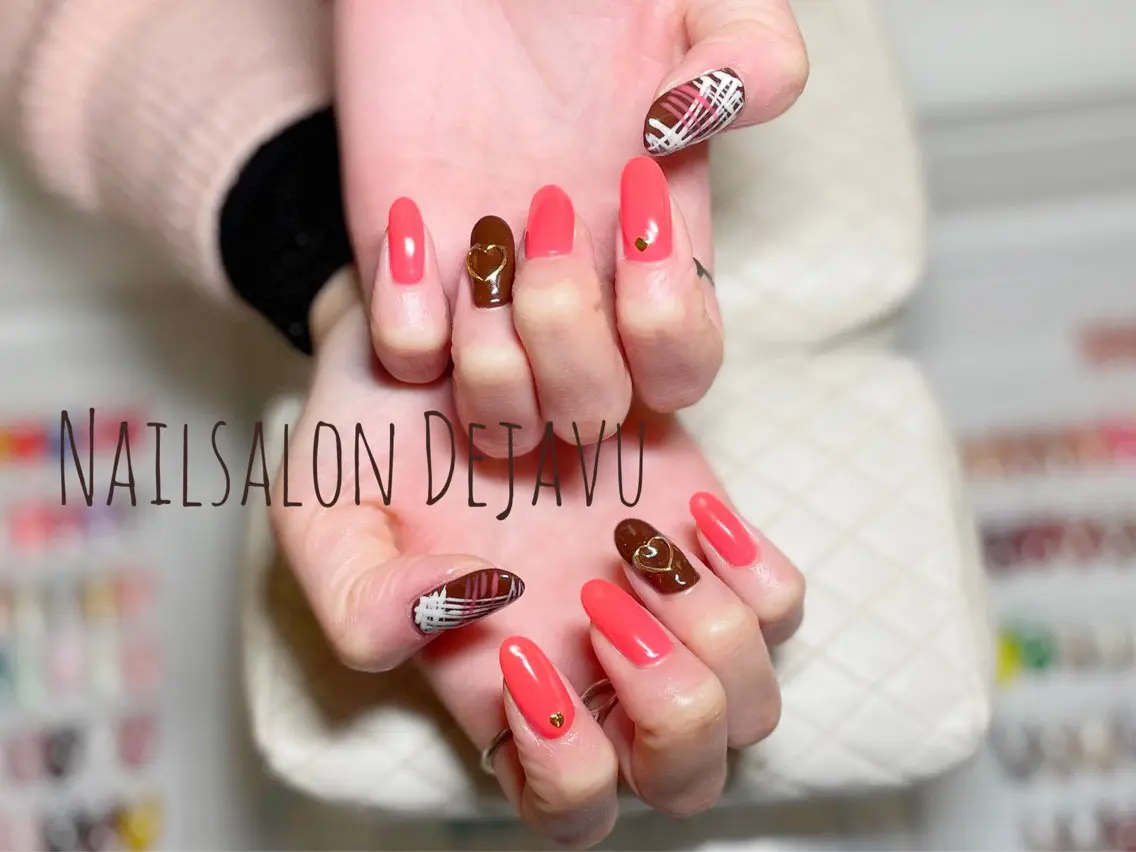 ネイル バレンタイン Nail salon Dejavu 🌿のネイルデザイン
