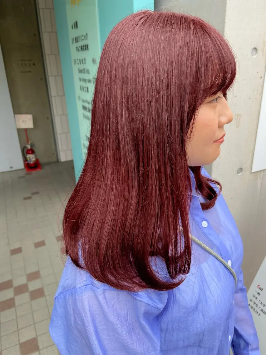 ロング カラー 浅野 匠のヘアスタイル