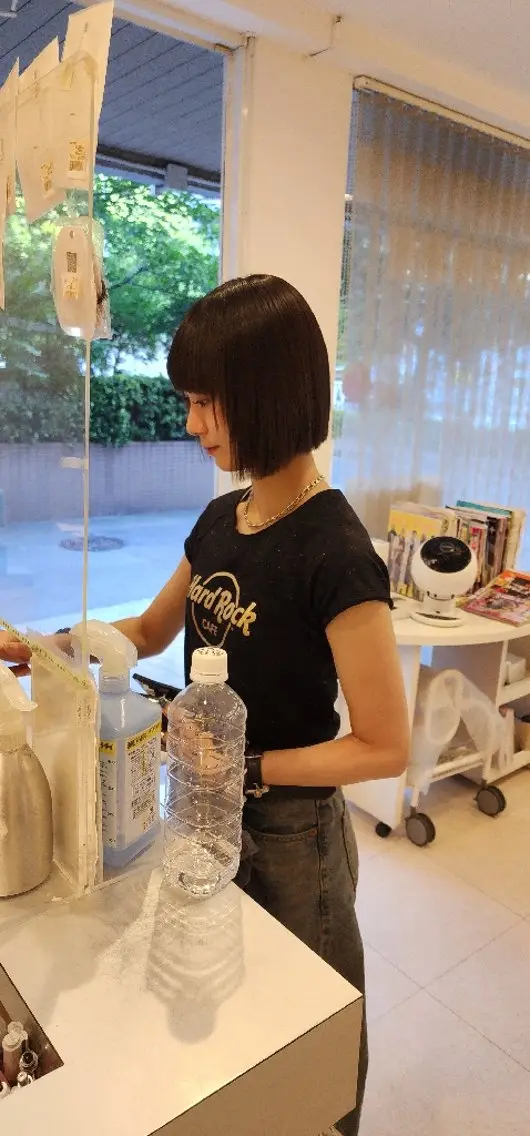 ミディアム パーマ hairmake Juinのヘアスタイル