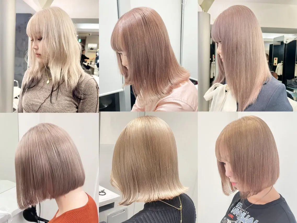 🌟minimo限定🌟カット+ブリーチ2回+カラー ¥34,000→¥20,400の写真