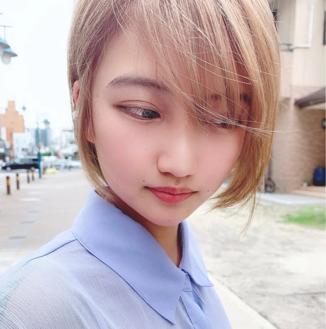 ショート カラー 山口 一馬のヘアスタイル