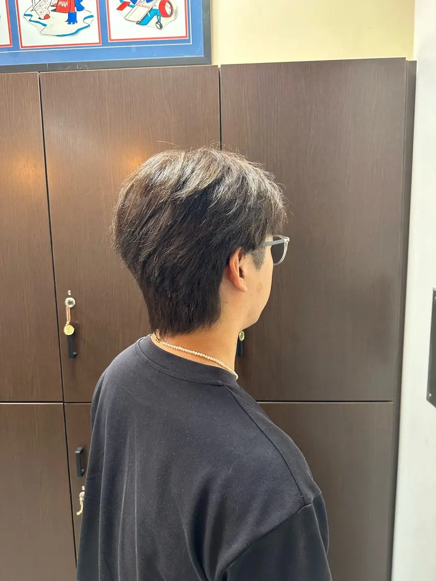 カラー ハイライトカラー ヘアカラー 中元 琉唯のヘアスタイル