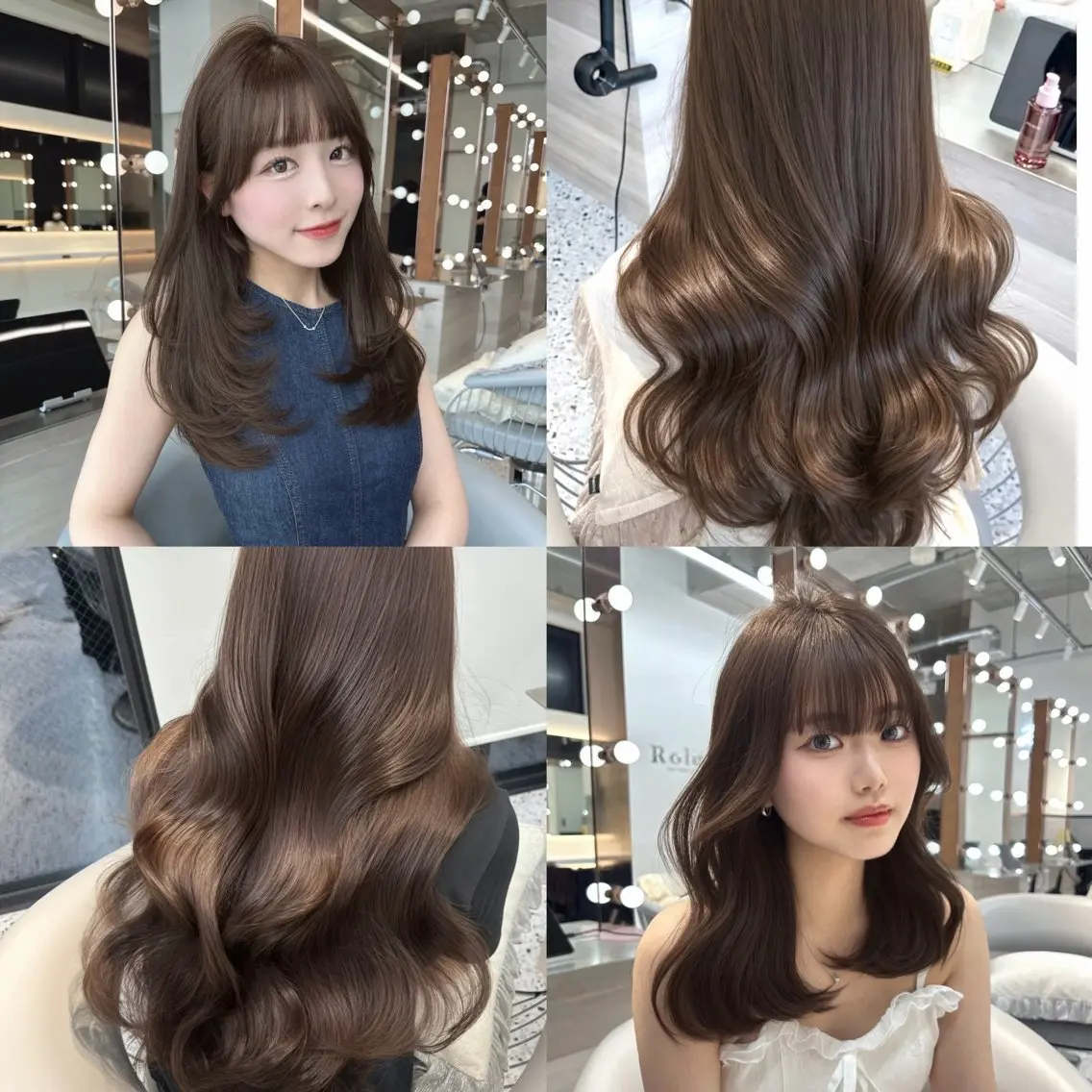 ロング チョコレートブラウン 髪質改善 レイヤーカット 🎀透明感カラー shizuka🎀のヘアスタイル