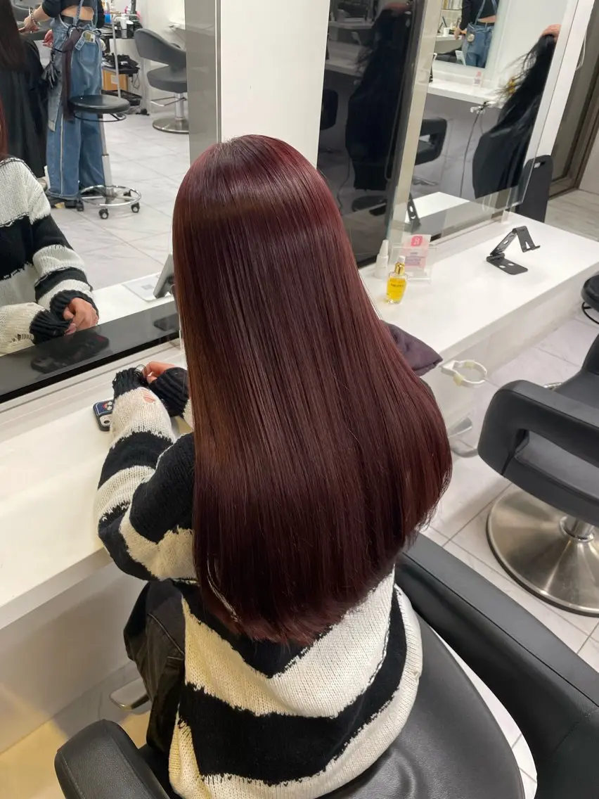 ロング カラー ヘアアレンジ ヘアカラー トリートメント ヘアセット 💗横浜美容室 💗HARUNAのヘアスタイル