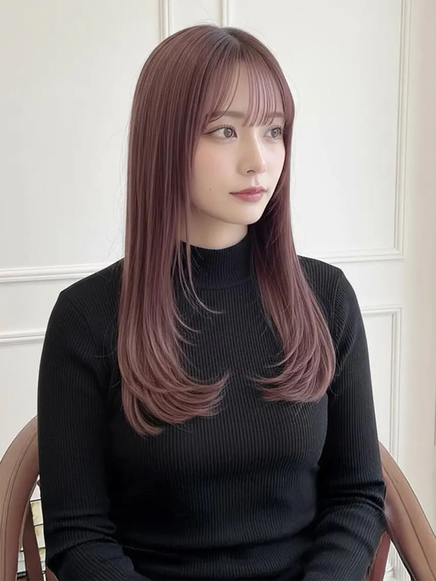 ロング MOLLA ✂️辻桃加のヘアスタイル