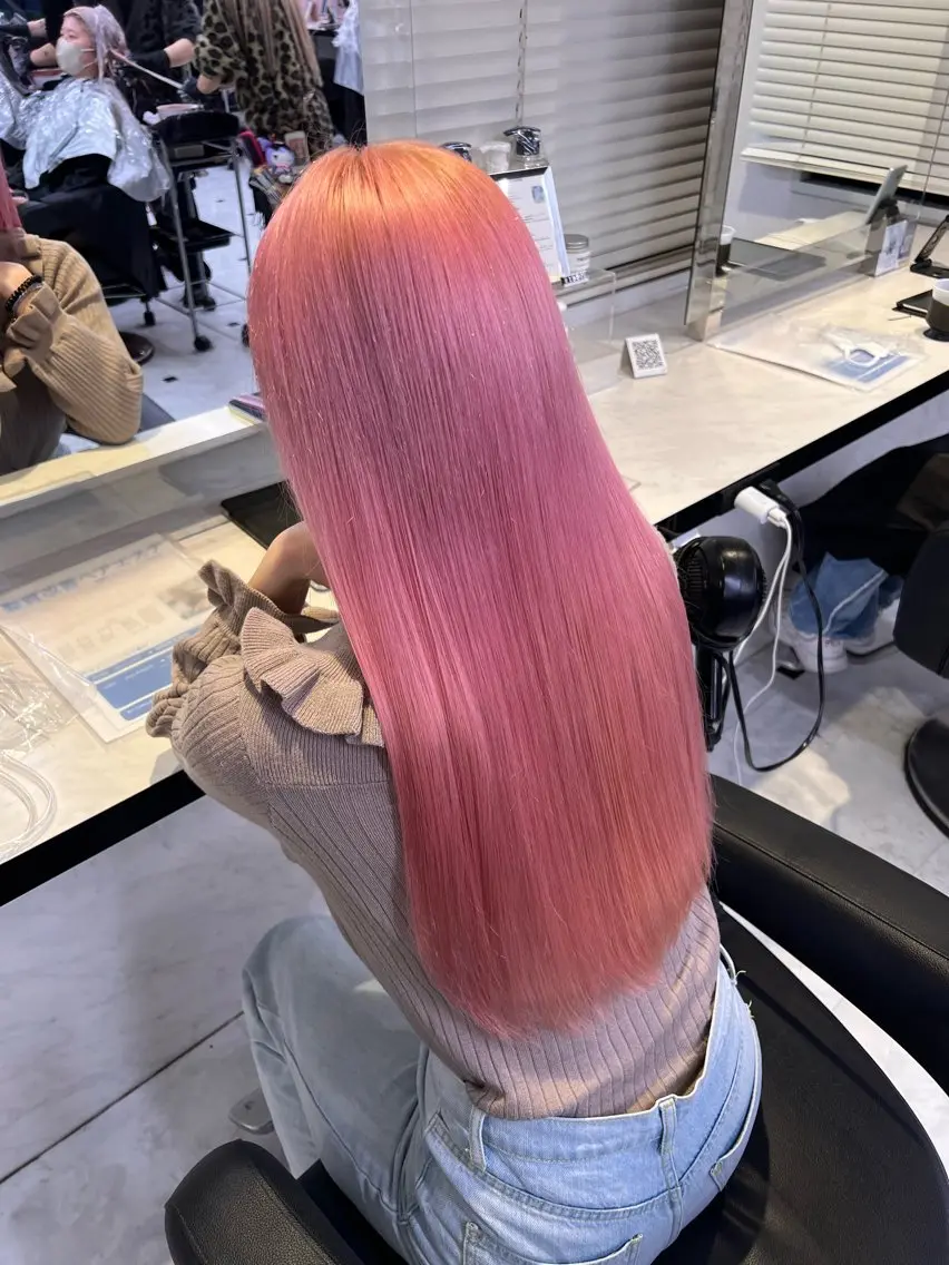 ミディアム カラー ヘアアレンジ カット ヘアカラー トリートメント ヘッドスパ ヘアセット 💕上野美容師☁ ブリーチ💖サワのヘアスタイル