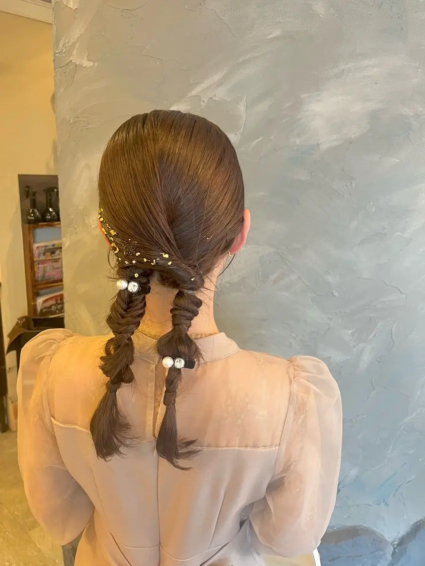 ヘアアレンジ ヘアセット echo 米田 まりゑのヘアスタイル
