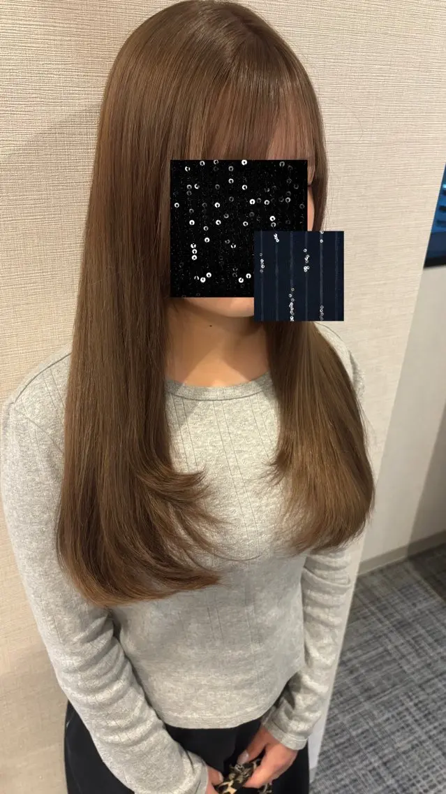 ロング ュィ/ 似合わせカットのヘアスタイル