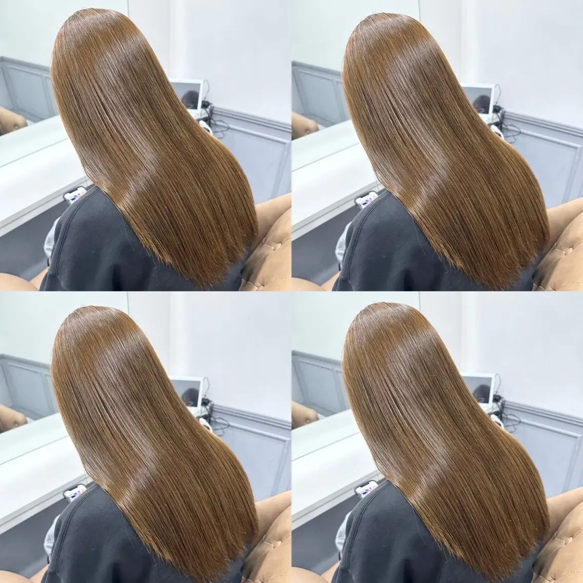 ロング カラー ヘアカラー トリートメント 🦋REISA🦋 エクステ×ハイトーンのヘアスタイル