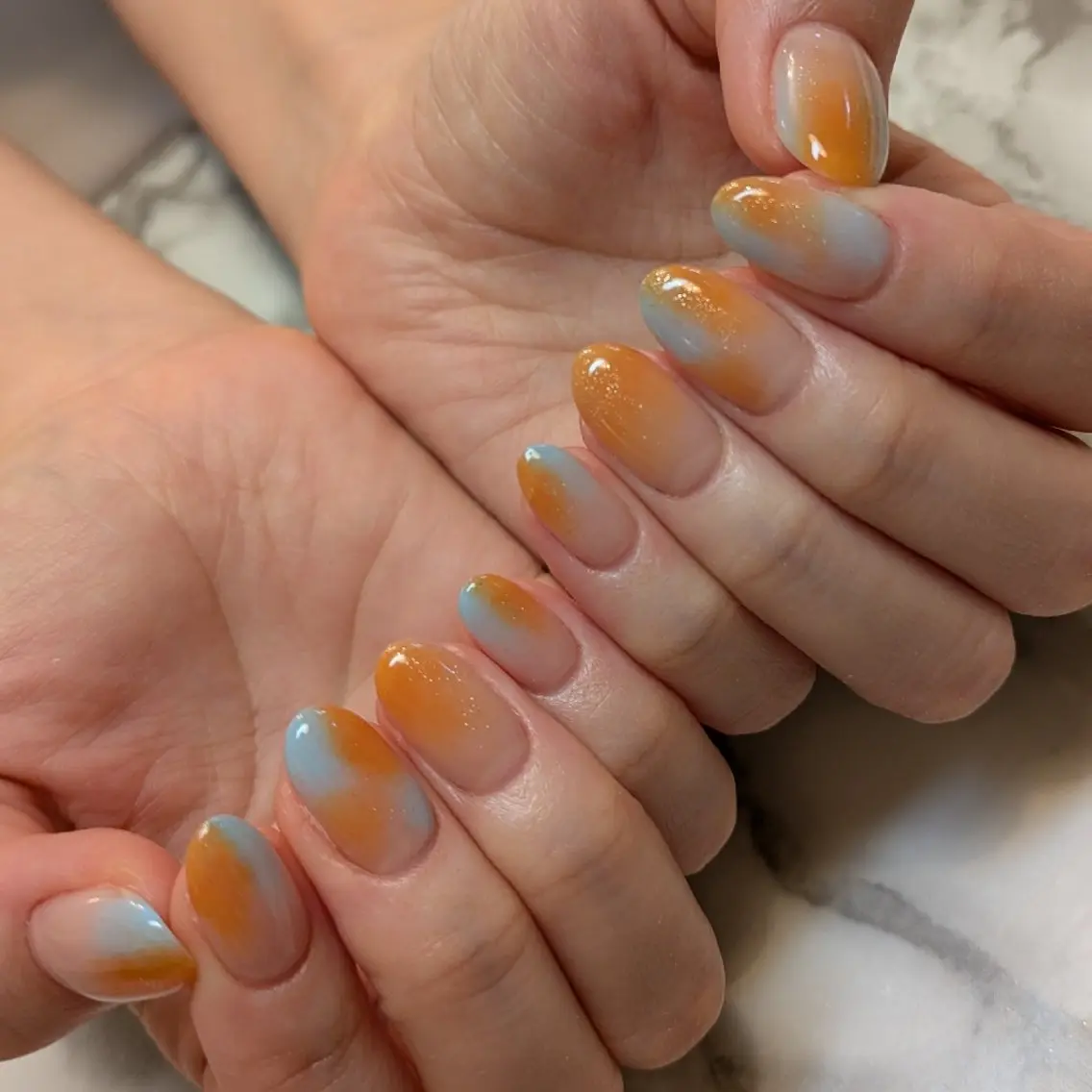 ネイル ニュアンスネイル ジェヌインネイル 河内のネイルデザイン