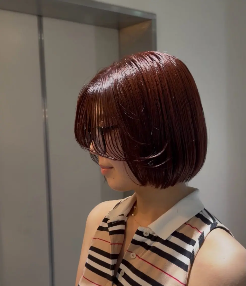 ショート ボブ カット トリートメント ✨ボブ指名No. 1✨中山蓮のヘアスタイル