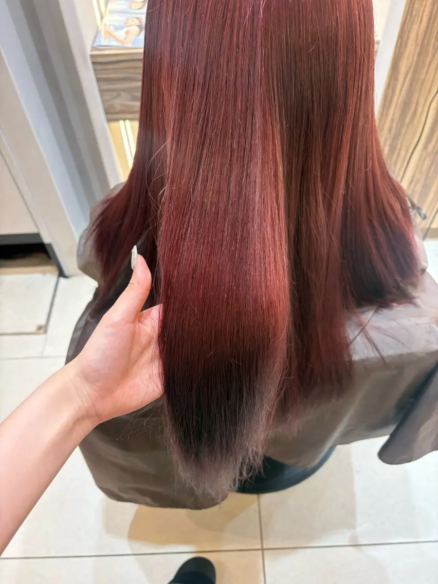 ロング カット ヘアカラー トリートメント 艶カラー/髪質改善 kyoka🫧のヘアスタイル