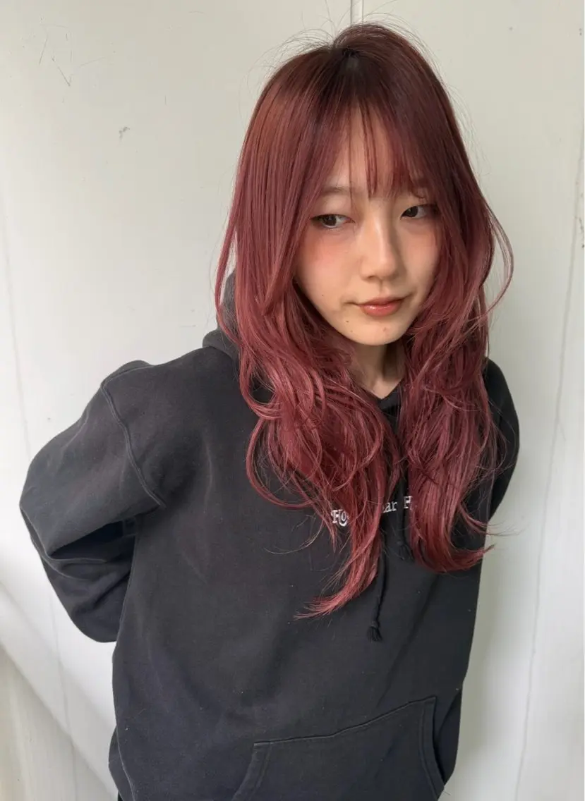 ロング レイヤーカット 鈴木 拓馬のヘアスタイル