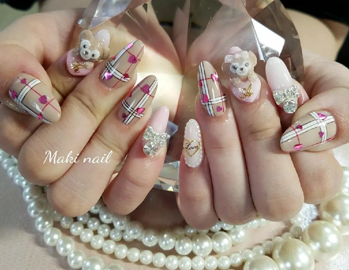 ネイル ショート スカルプネイル ･:*+.✳︎˚✧₊ MAKI NAILのネイルデザイン
