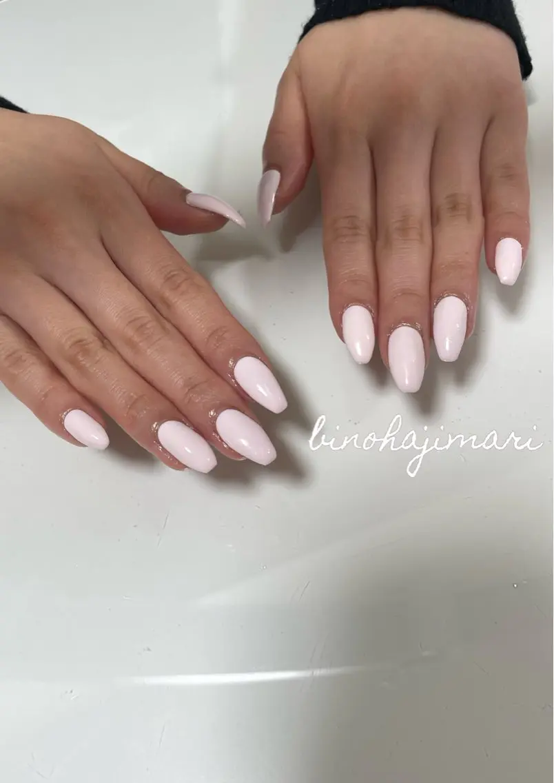 ネイル アートネイル フラッシュネイル ラメ(グリッター) ワンカラーネイル シルバー ♡Bivi♡自爪に 優しいネイルサロンのネイルデザイン
