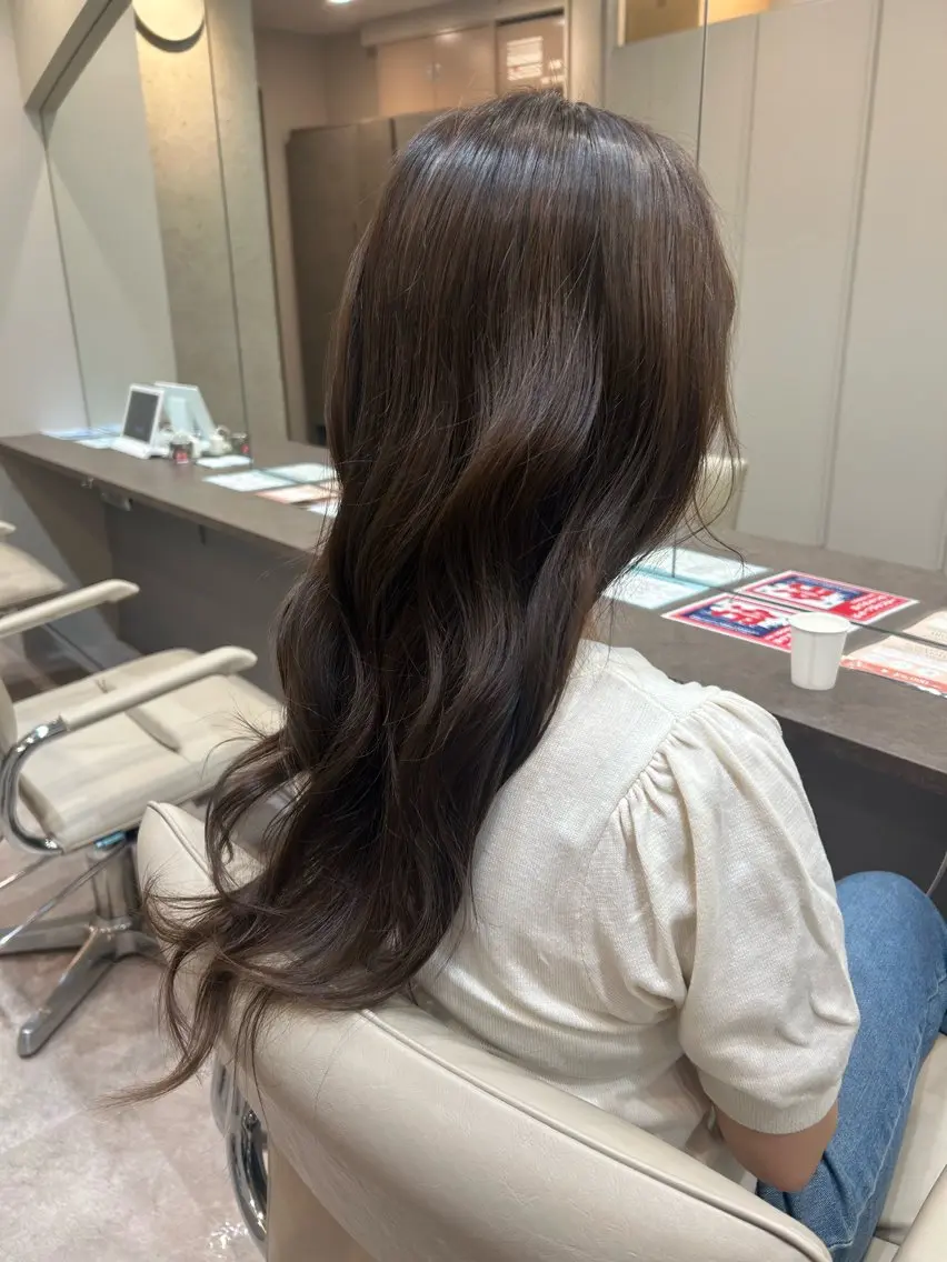 ロング カラー ブラウンカラー カット ヘアカラー カラーモデル募集中 🥣/こにしりなのヘアスタイル