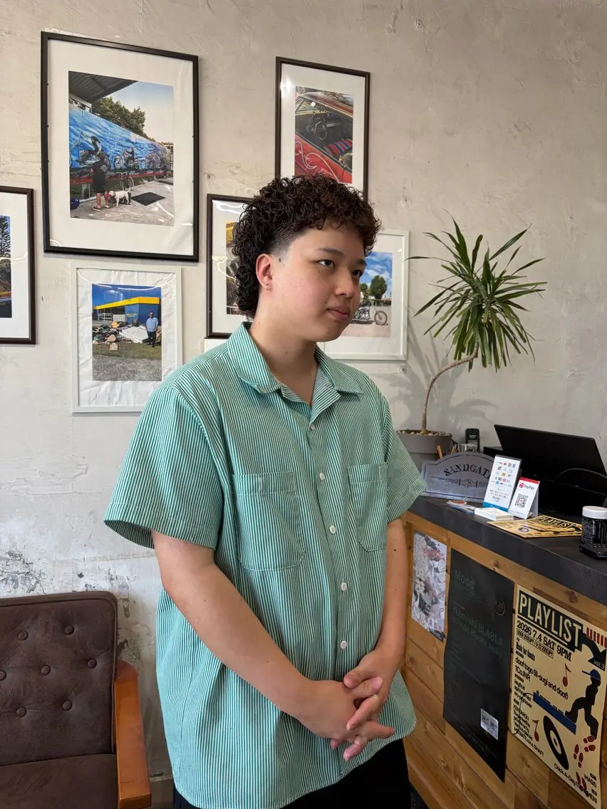 パーマ メンズ カット パーマ SANDGATE shionのヘアスタイル