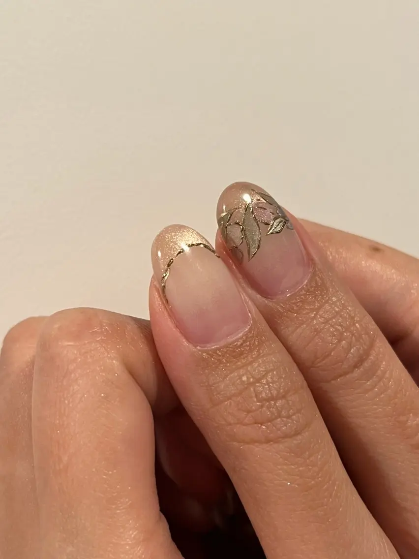 ネイル 持ち込み 春ネイル ハンドネイル tabi nails tokyoのネイルデザイン