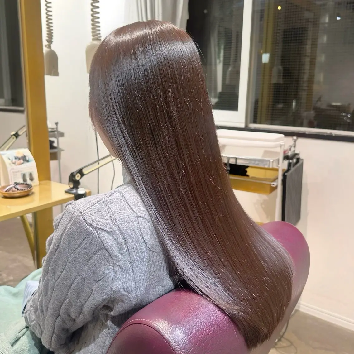 ‪【髪質改善カラー🌼】カット+イルミナカラー+Aujuaトリートメント＋超音波アイロンの写真