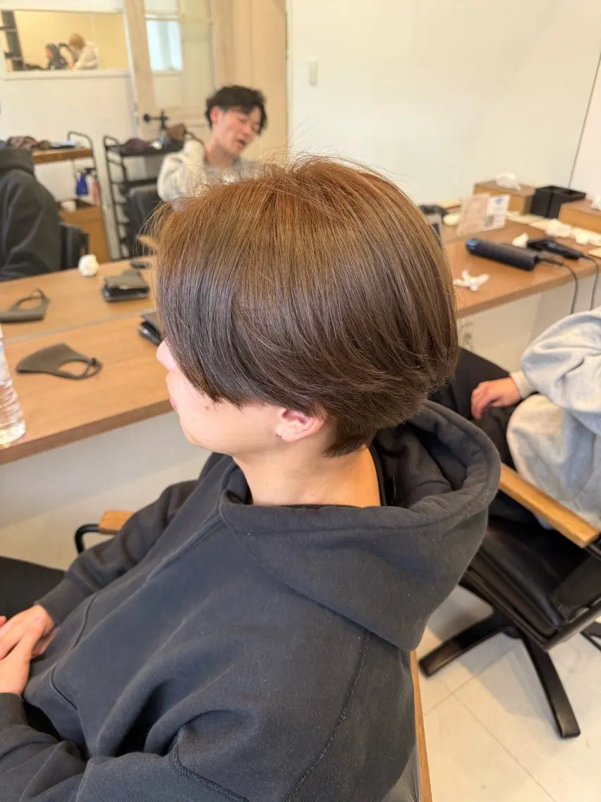 カラー メンズ アッシュ アッシュブラウン ブラウンカラー ヘアカラー ✨艶/パーマ/長岡 /剣持快吏✨のヘアスタイル