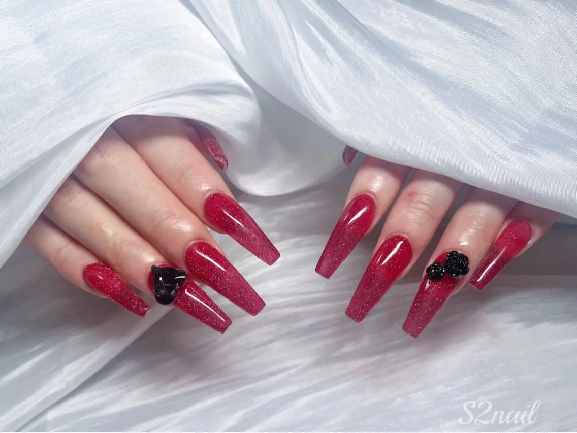 ネイル ロングネイル スーパーロングネイル ハンドネイル S2 nailのネイルデザイン