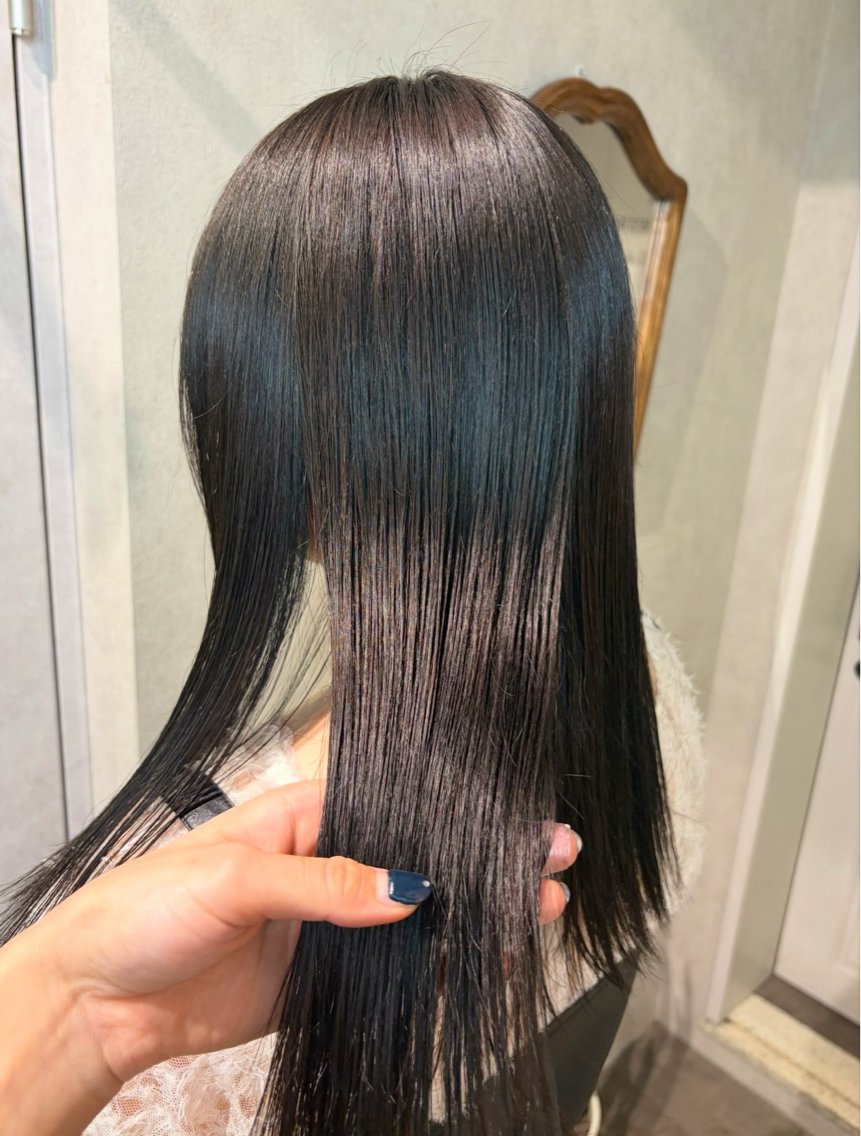 ミディアム カラー 透明感カラー オリーブカラー ヘアカラー トリートメント 透明感カラー🫧🎀 まりなのヘアスタイル
