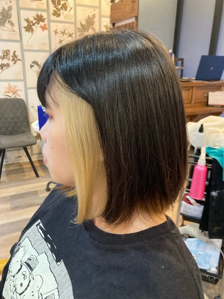 ショート ヘアカラー 中野 紹江のマツエク・マツパデザイン