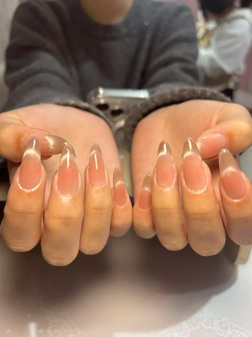 チップ長さだし(チークベース+マグネットフレンチ)の写真