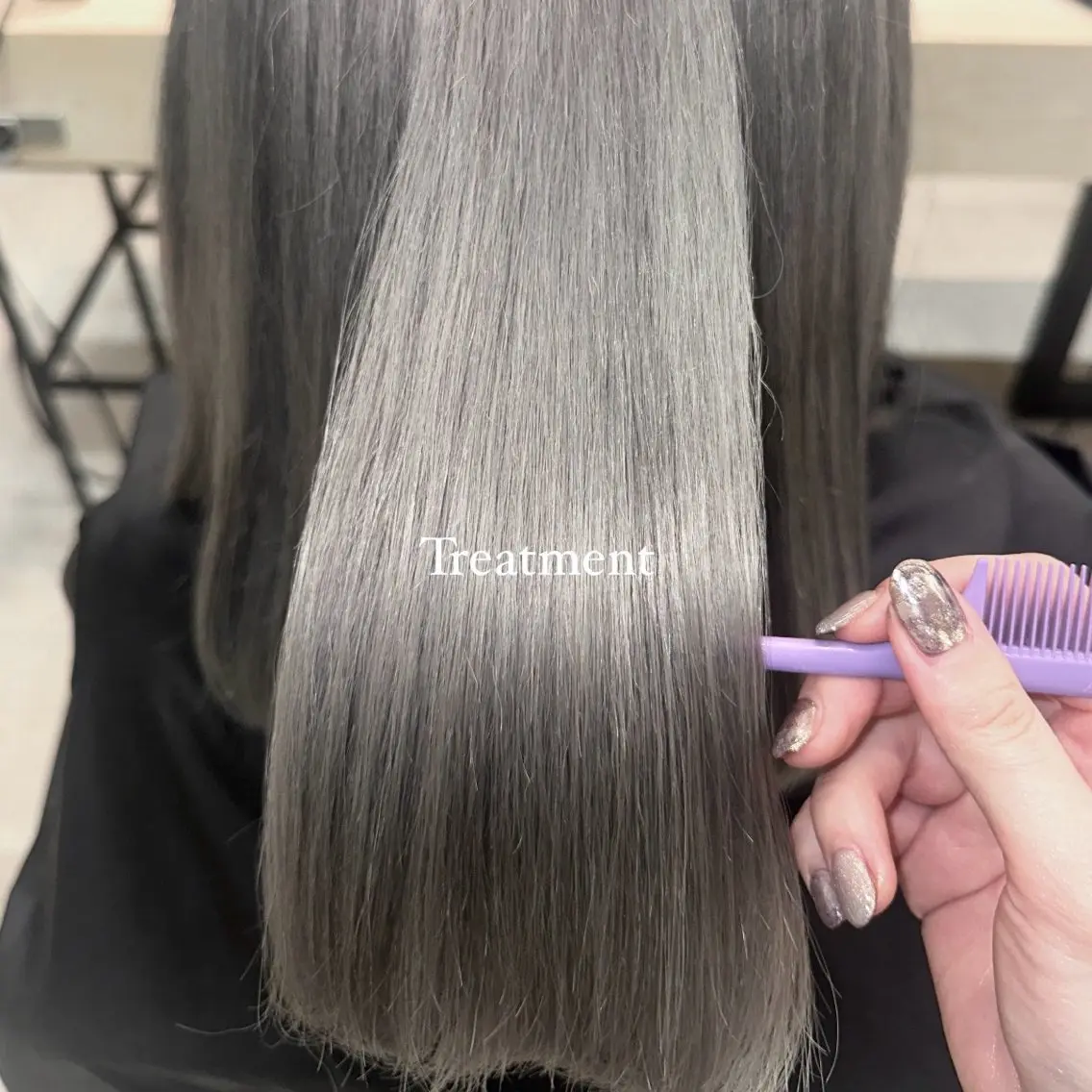 ミディアム カラー nanami ¦髪質改善¦ブリーチのヘアスタイル