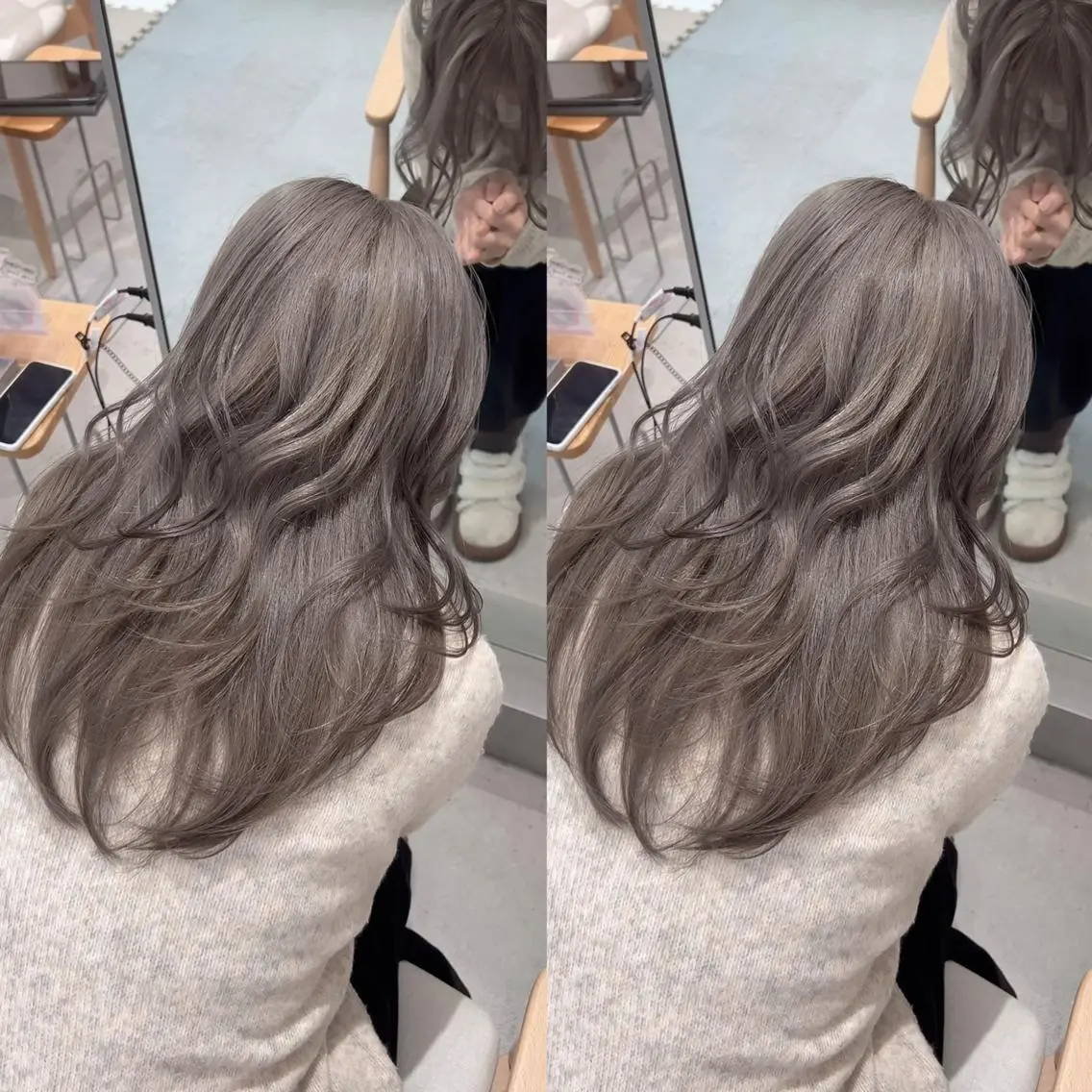 セミロング カット ヘアカラー トリートメント sara中谷 哲のヘアスタイル