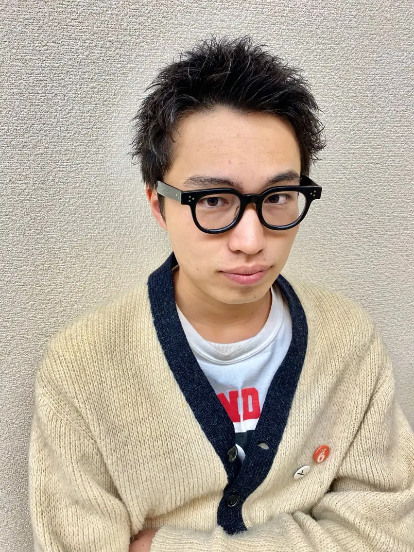 ショート メンズ スパイキーショート ショートヘア カット 💈メンズ特化💈 河合智也のヘアスタイル