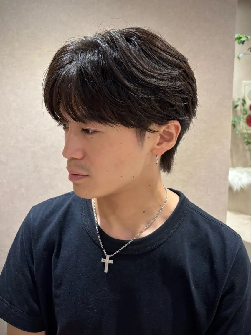 ショート メンズ マッシュ シースルーマッシュ カット Shu ✄﻿/ giinii 横浜のヘアスタイル