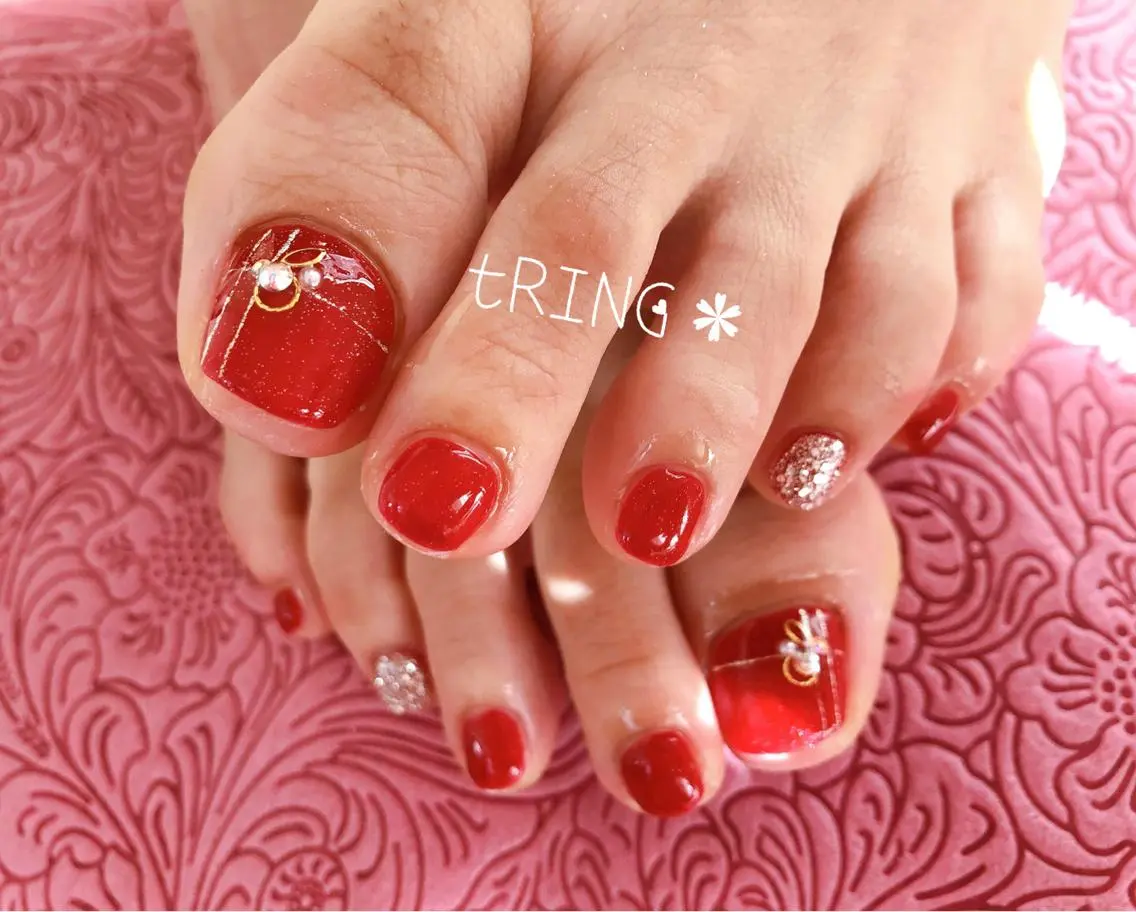 ネイル フットネイル tRING* しいの木台のネイルデザイン
