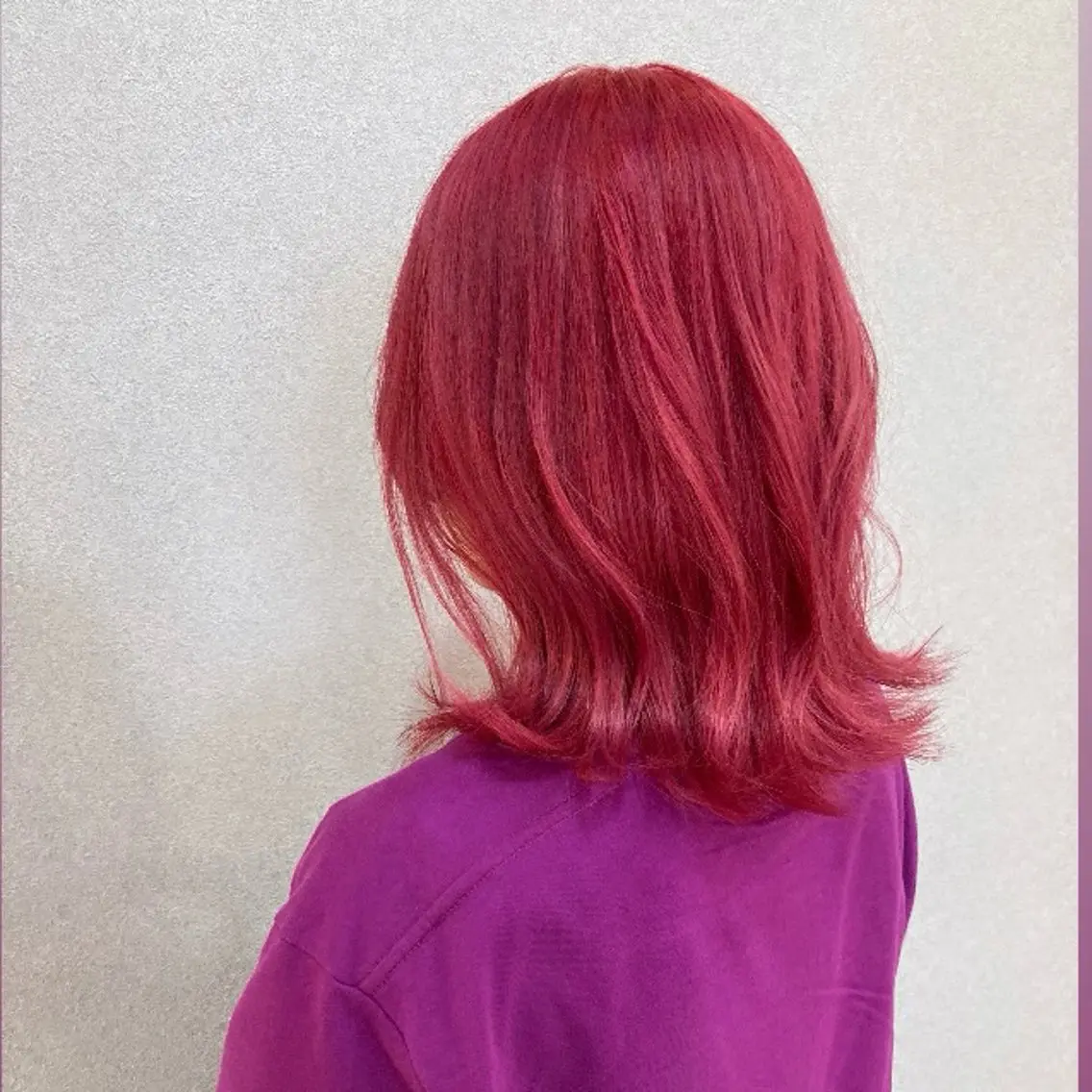 ミディアム カラー ピンクカラー ヘアカラー 前田 知輝のヘアスタイル
